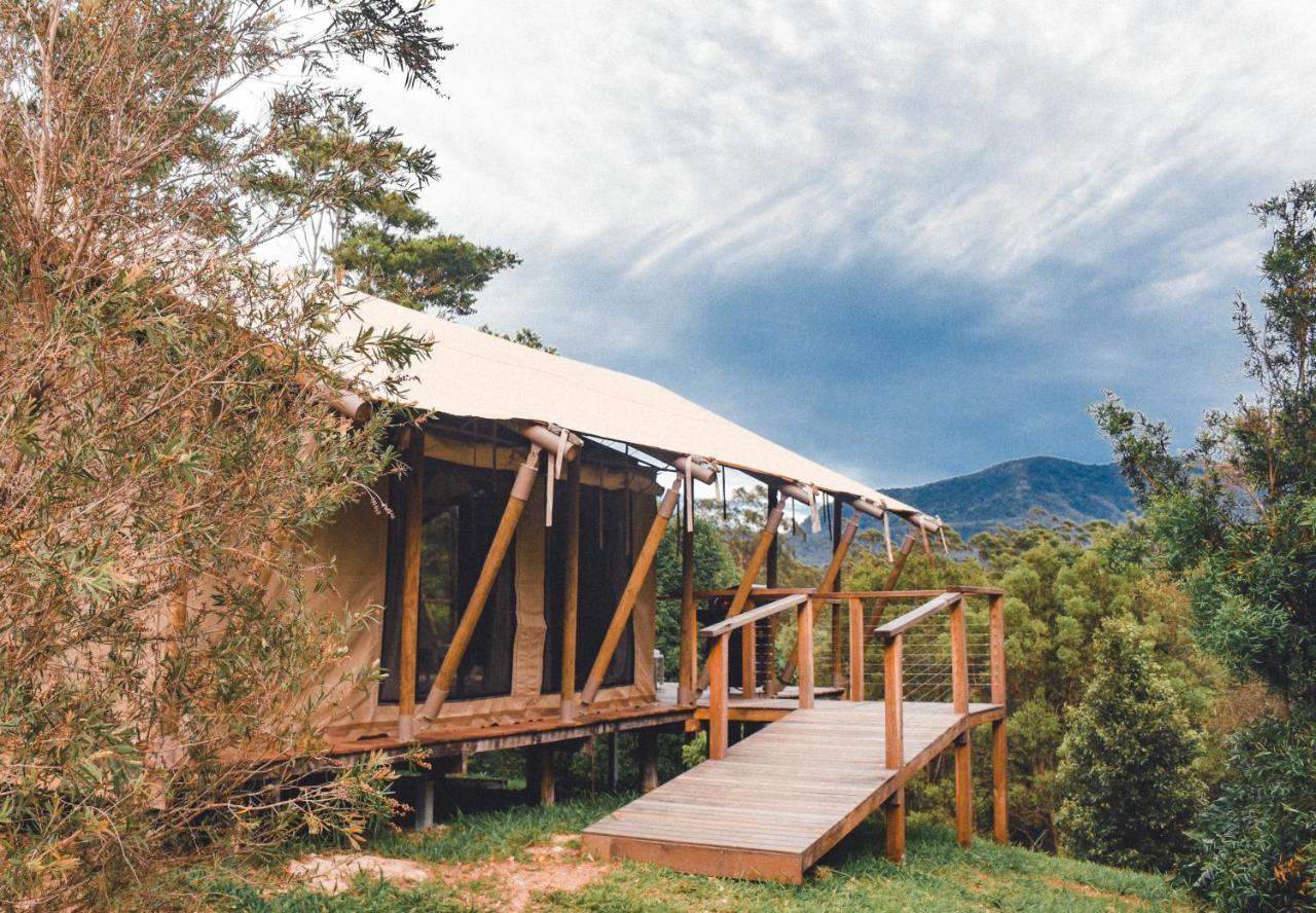 Silk Pavilions Glamping Mount Burrell Bagian luar foto